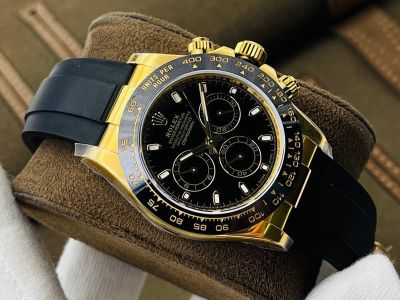 N Factory ROLEX Daytona 904L Steel Sapphire Glass Black Watch